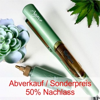 Agave Glätteisen inkl. Zubehör | Healing Vapor Iron + Vapor Infusion 89 ml | Haarglätter